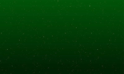 Fototapeta premium Vector starry night background green gradient