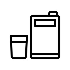 milk line icon