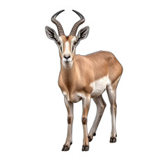 Gazelle isolated on white background