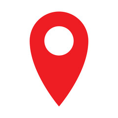 Simple icons representing locations and map pins