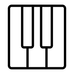 piano outline icon