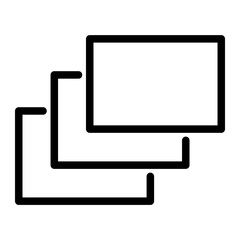 webpage outline icon