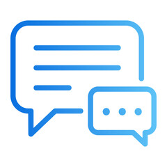 chat gradient icon