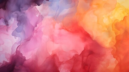 Fototapeta premium Watercolor Wonders: Colorful Abstract Background Patterns