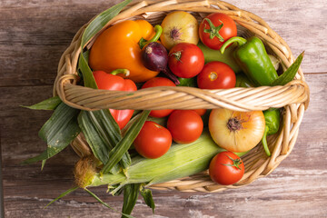 basket of vegetables