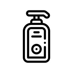 Fototapeta premium soap line icon