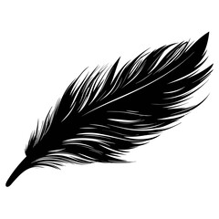 Feather Icon Illustration. Vector SVG © Sulthan Vector