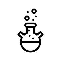 flask line icon