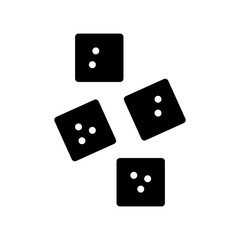 sugar cubes glyph icon