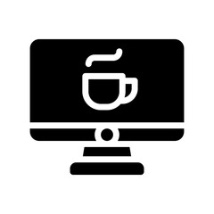 computer glyph icon