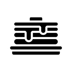 pancake glyph icon