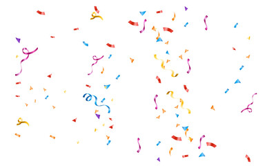 Vector abstract colorful confetti background design