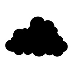 Simple Icon Illustration of Cloud. SVG Vector