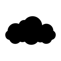 Simple Icon Illustration of Cloud. SVG Vector