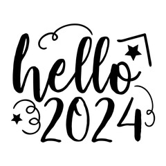 Hello 2024 Svg