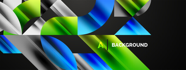 Creative geometric modern background template