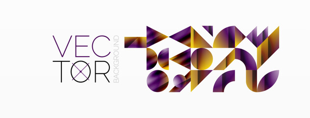 Creative geometric modern background template