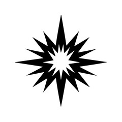 Fototapeta premium spark Icon Illustration. Vector SVG