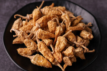 kondattam mulaku. Sun dried Curd Chillies also known as mulaku kondattam mor milagai thayir mulaku uppu Mirapakai