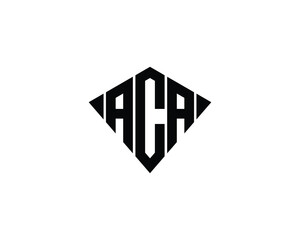 ACA logo design vector template