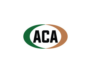 ACA logo design vector template