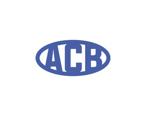 ACB logo design vector template