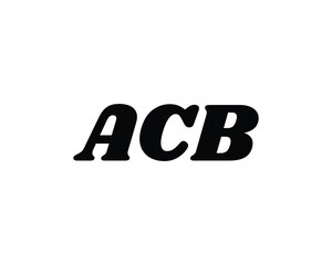 ACB logo design vector template