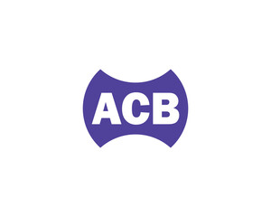 ACB logo design vector template