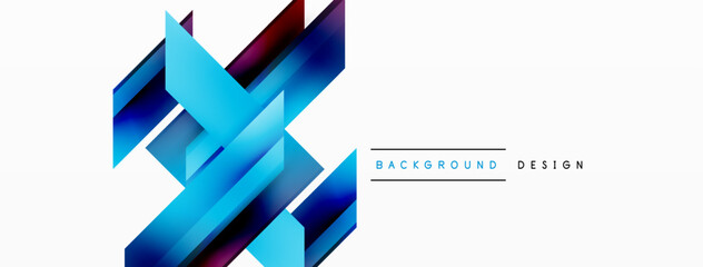 Creative geometric modern background template