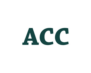 ACC Logo design vector template