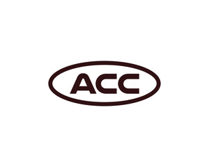 ACC Logo design vector template