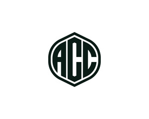 ACC Logo design vector template