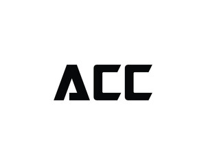 ACC Logo design vector template