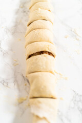 Captivating Capture of No-Yeast Cinnamon Roll Cupcakes