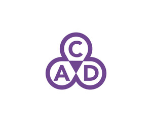 ACD logo design vector template