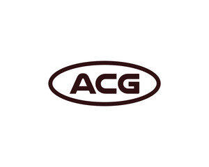 ACG logo design vector template