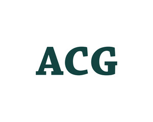 ACG logo design vector template