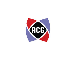 ACG logo design vector template