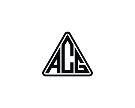 ACG logo design vector template