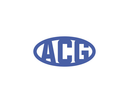 ACG logo design vector template