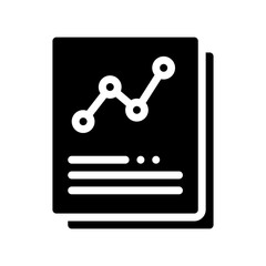 statistics glyph icon