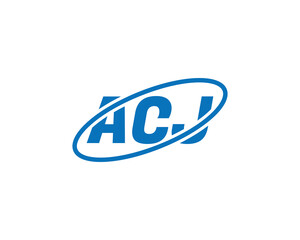ACJ logo design vector template
