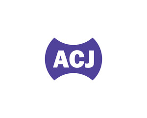 ACJ logo design vector template