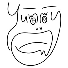 Yummy word design