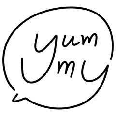 Yummy word design