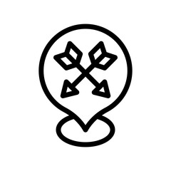location line icon