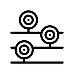 target line icon