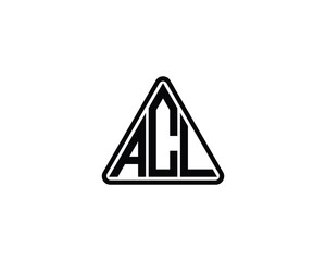 ACL logo design vector template