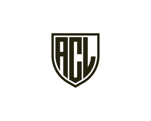 ACL logo design vector template