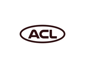 ACL logo design vector template
